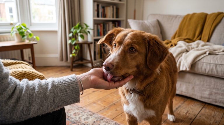 Pourquoi mon chien me lèche-t-il ? Sens, causes et réponses bienveillantes