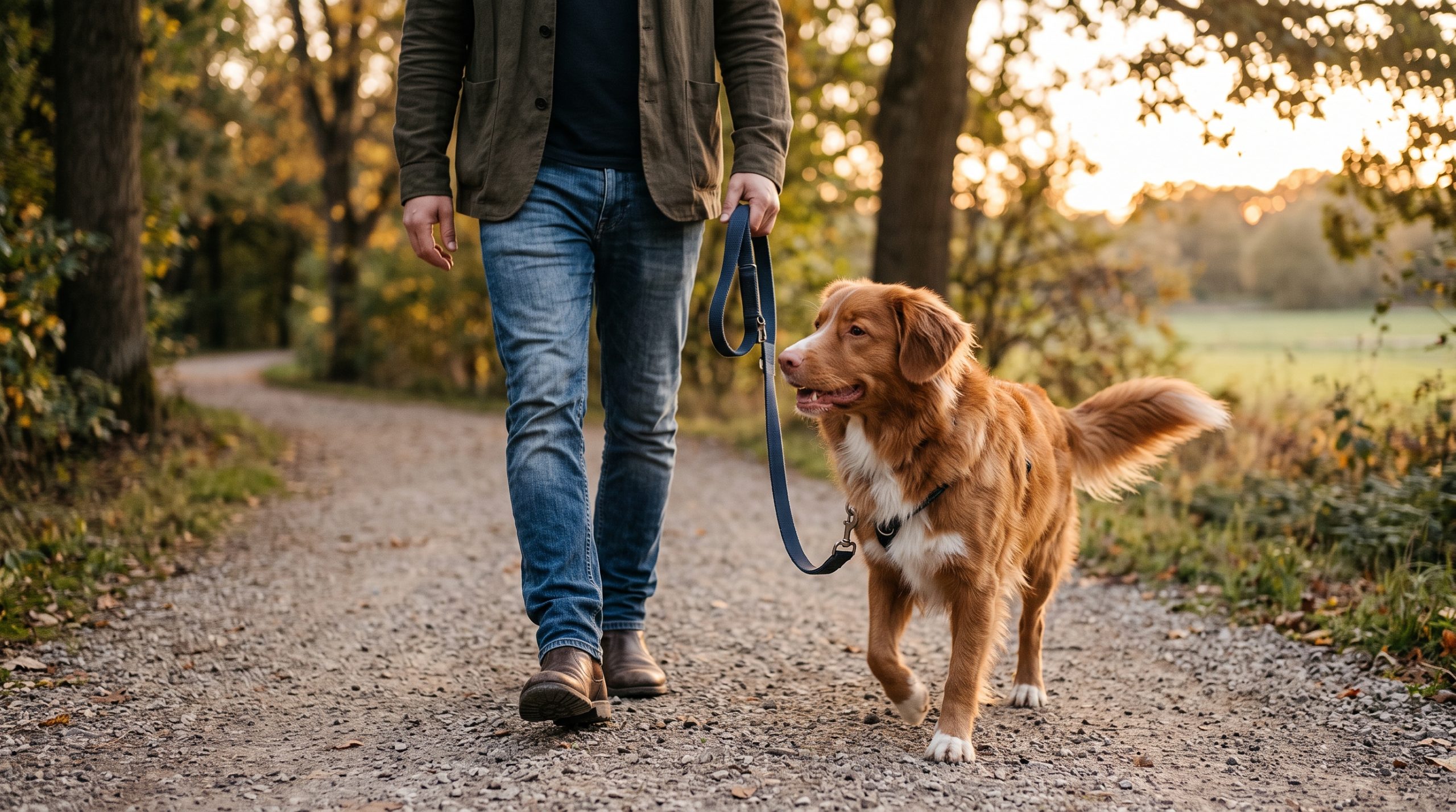 Apprendre à marcher en laisse sans tirer : méthodes douces et pratiques au quotidien